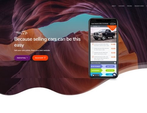 Previous Automotive Website Design Example