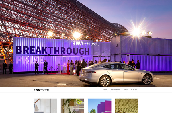 Previous Architecture Website Design Example