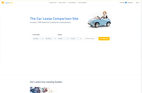 Previous Automobile Comparison Website Design Example