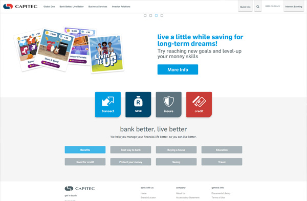 Previous Bank Website Design Sample