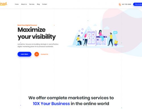 Previous Digital Marketing Website Design Example