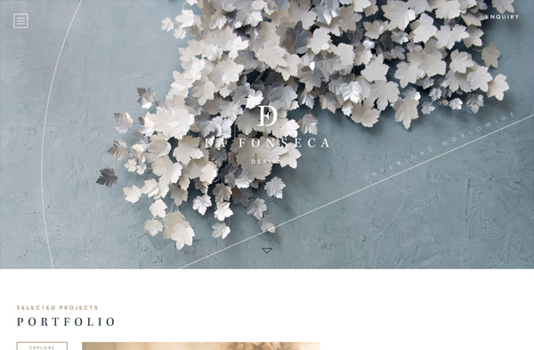 Previous Interior Design Website Design Example