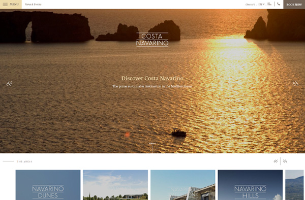 Previous Luxury Travel Website Design Sample