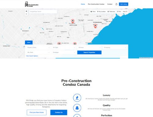 Previous Real Estate Website Design Example