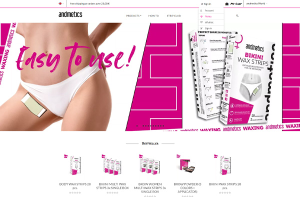 Previous Women Fashion Website Design Example