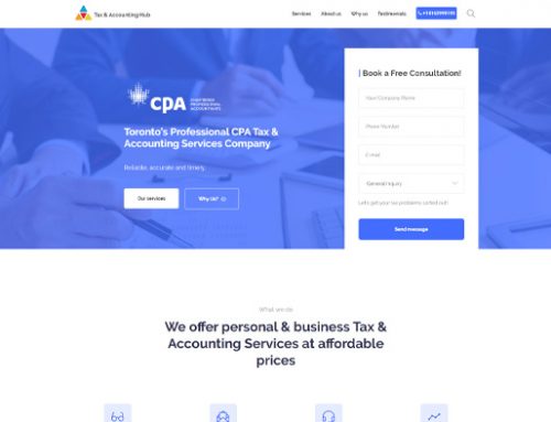 Previous Finance Website Design Sample